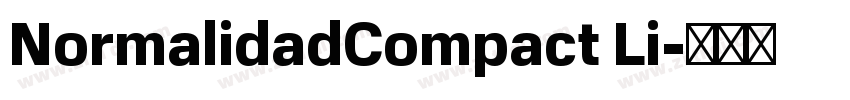 NormalidadCompact Li字体转换